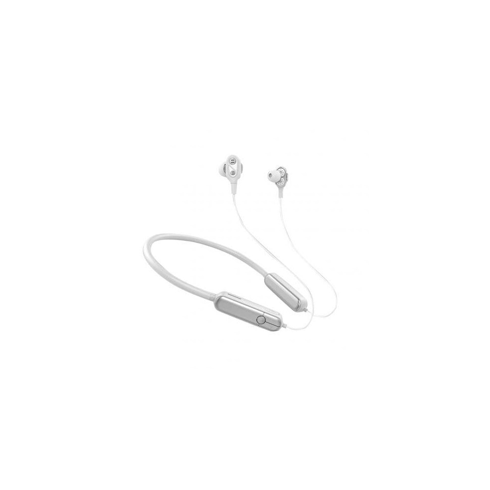 (Silver) Hd Voice Bluetooth 5.0 Dual Dynamic Drivers Tf Card Stereo Bass Wireless Neckband Sports Earphone With Mic Silver 6112212043349