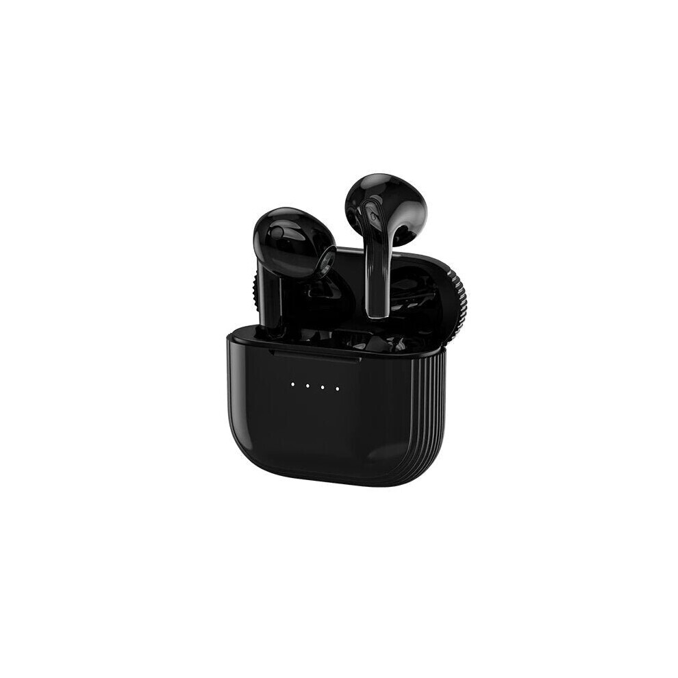 (Black) Tws Bluetooth 5.0 Earphone Hifi Quick Charge Version Stereo Portable Headphone With Mic Black 6112212044858