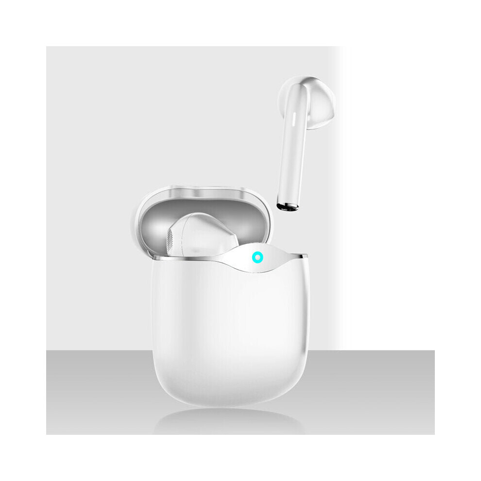 (White) Tws Wireless Bluetooth 5.2 Earphones Waterproof Mini Sports Noise Canceling Earbuds Headphones With Mic White 6112212053348