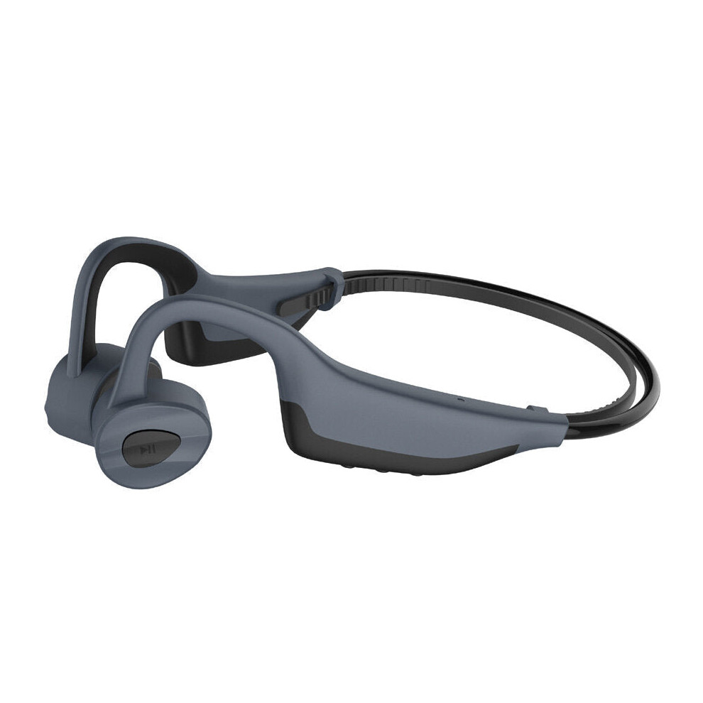 (Grey) Bone Conduction Bluetooth Headphones Wireless Earphone With 16Gb Mp3 Music Player Ipx8 Waterproof Earbuds Fitness Sport Headset Grey 6112212053232