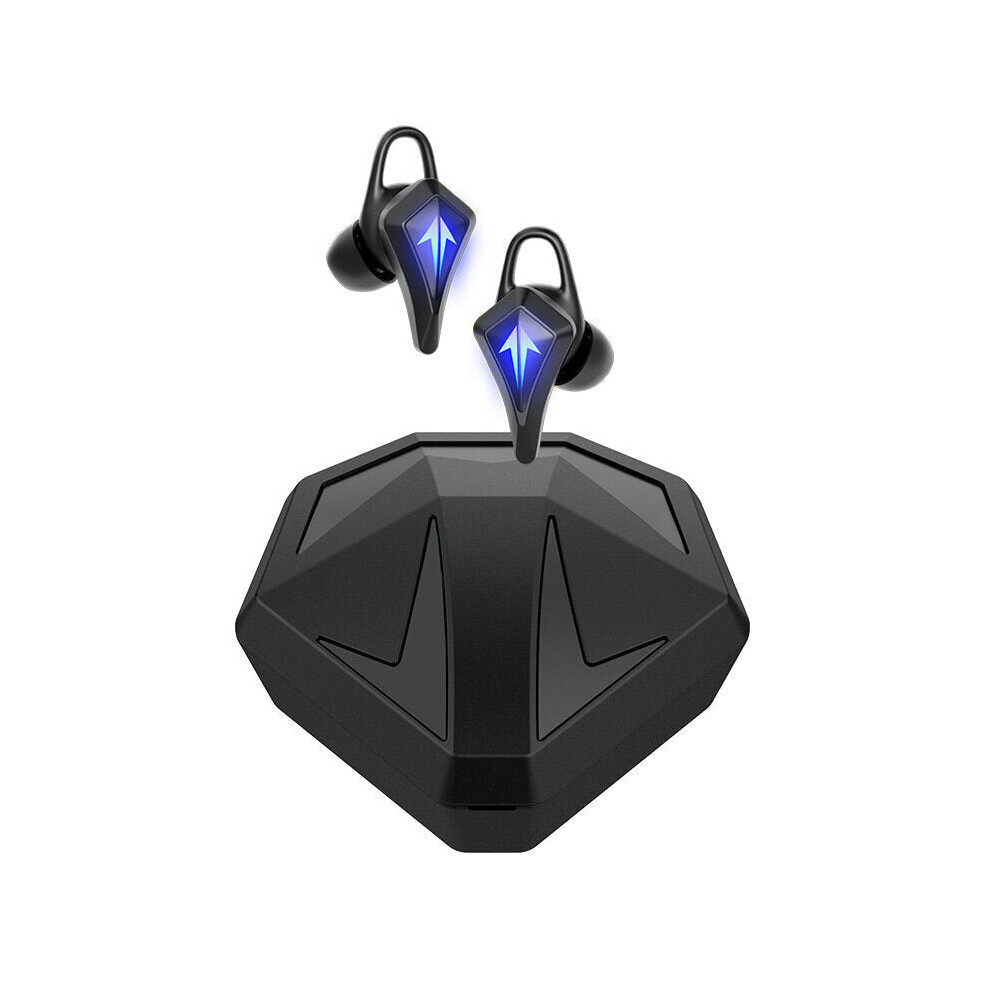 () Tws Bluetooh Headset Bt 5.0 Game Headphones Low Latency Dual Mode Colorful Sport Headphone With Mic Black/Light 6112212040126