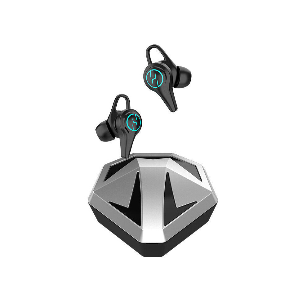 () Tws Bluetooh Headset Bt 5.0 Game Headphones Low Latency Dual Mode Colorful Sport Headphone With Mic Silver/Light 6112212052600
