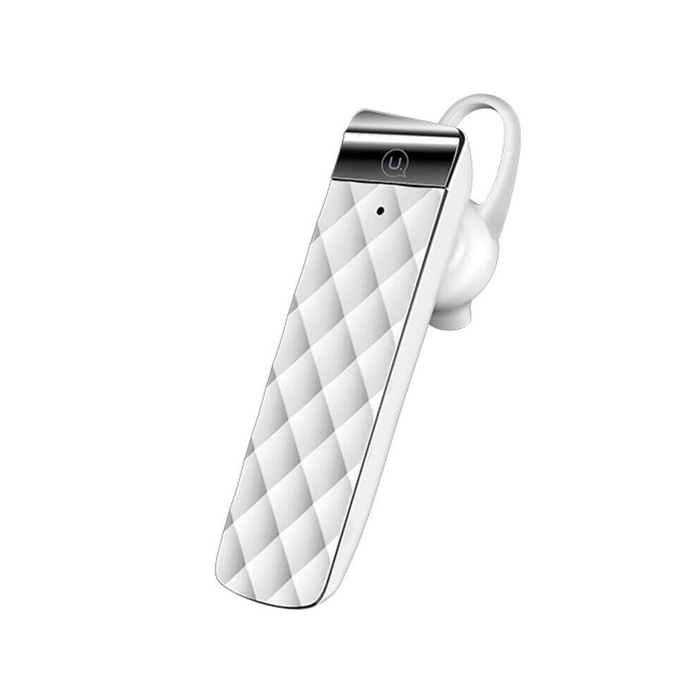 (White) Single Bluetooth Earphone Bt5.0 Hifi Noise Reduction Hd Calling Business Wireless Headphone With Mic White 6112212053782