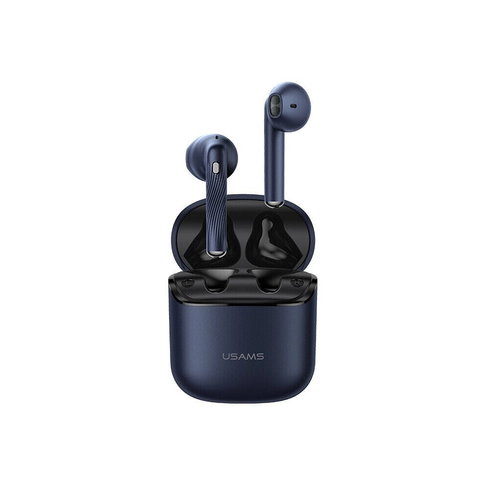 (Blue) TWS bluetooth 5.0 Wireless Earbuds Headsets Calling Touch Control Noise Cancelling Sport True Wireless Earphone with Mini Charging Cas-image-OPC-P8ZZ5ZF-NEW