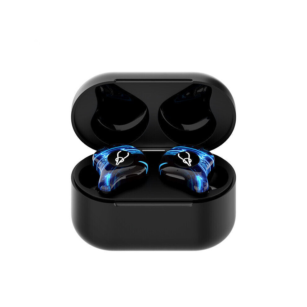(Blue) In Ear True Wireless bluetooth 5.0 Headphone Bass Gaming Music Low latency Earphone Earbud With Mic-image-OPC-P8ZZ688-NEW