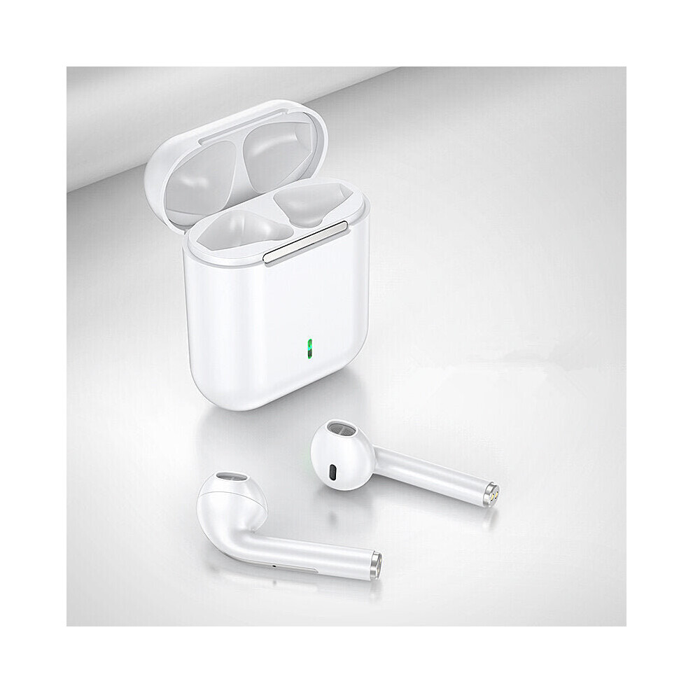 (White) Business Bluetooth 5.0 Earbuds Tws Wireless Binaural Earphone Dynamic Headsets With Charging Box White 6112212050354