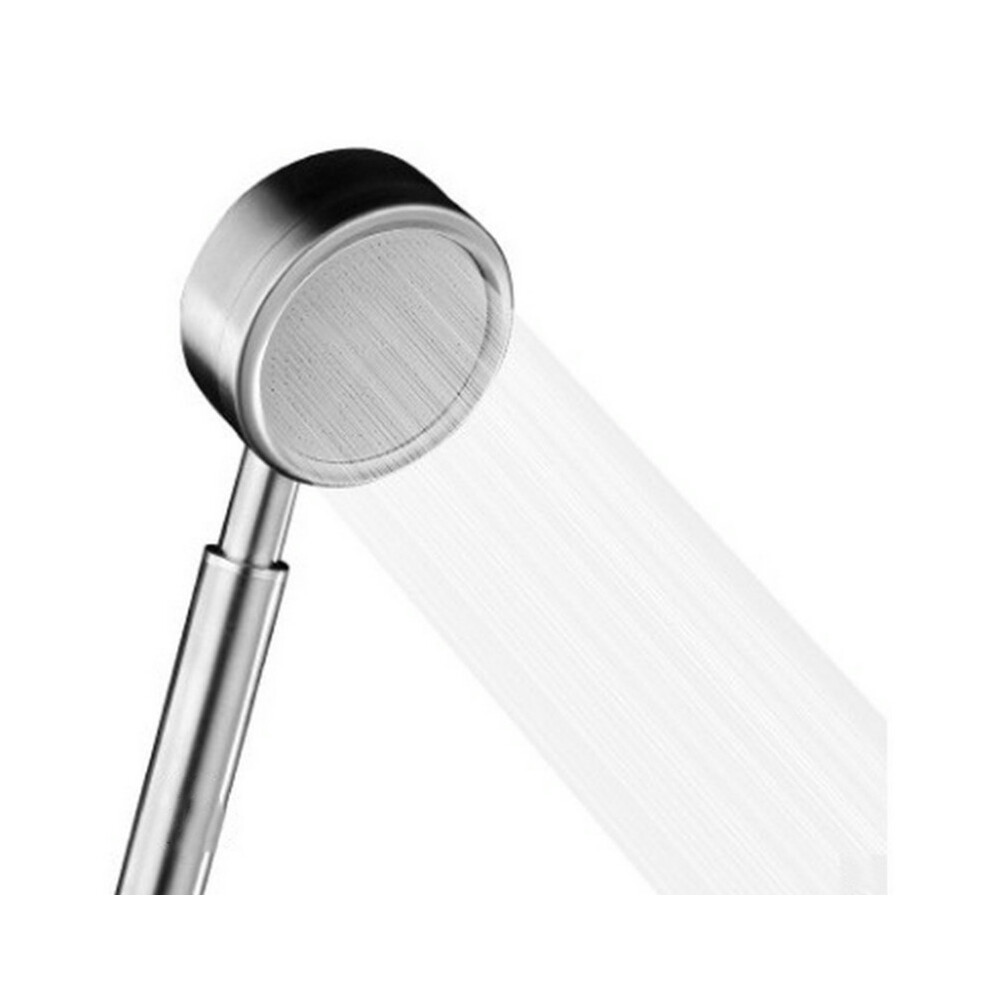 304 Stainless Steel Handheld Shower Head Round Shape Pressurized Showerhead