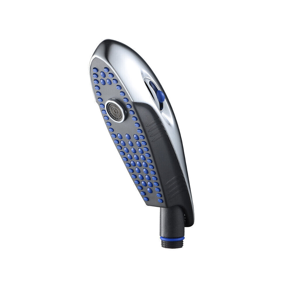 Three-function Dolphin Style Shower Nozzle Bathroom Handheld Gear Shift Water Saving 50% Heads Heater Head