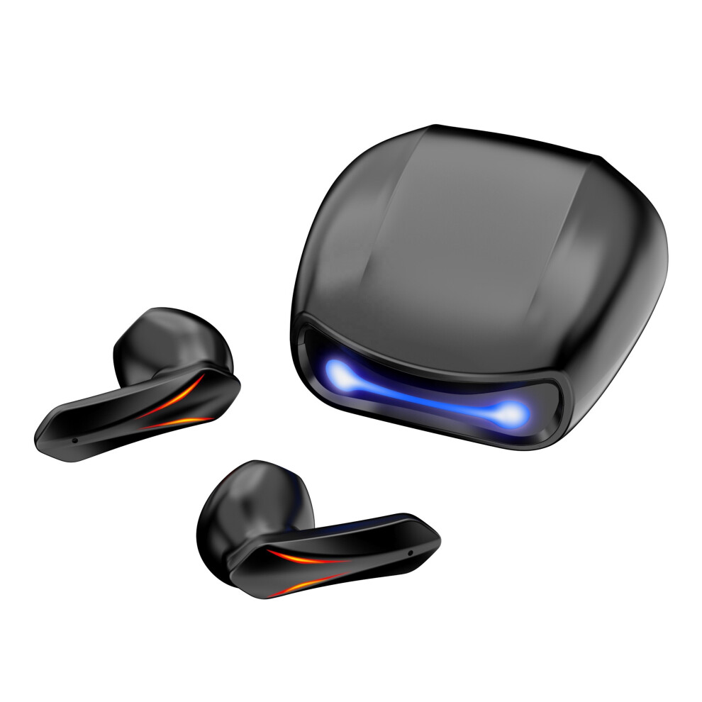 (Black) Tws Bluetooth V5.2 Esports Voice Earphones No Delay 3D Stereo Touch Control Gaming Headsets With Microphone Black 6112212047019