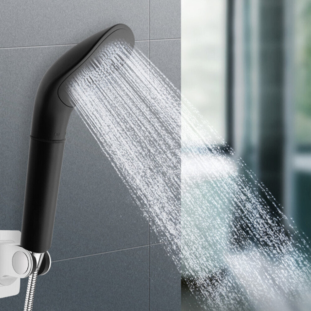 Shower Head Pressure Rainfall Black Water Saving Filter Spray Nozzle High 6112211965147