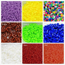 (Grey) HAMA Craft PERLER 1000pcs Free PP BEADS Development Kids 17 Single Color