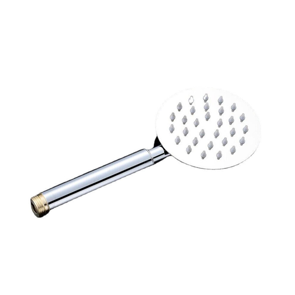 304 Stainless Steel Handheld Shower Head Round Shape Pressurized Ultra-thin Nozzle