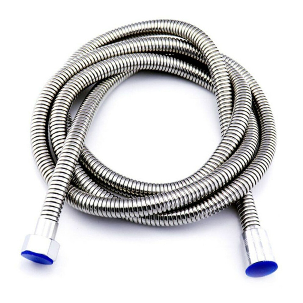 (Stainless Steel Hose 1.5m) 3 Modes Showerhead 360 Degree Rotating Spa High Pressure One Button Stop Shower Head Bathroom-image-OPC-P8ZZ6BF-NEW