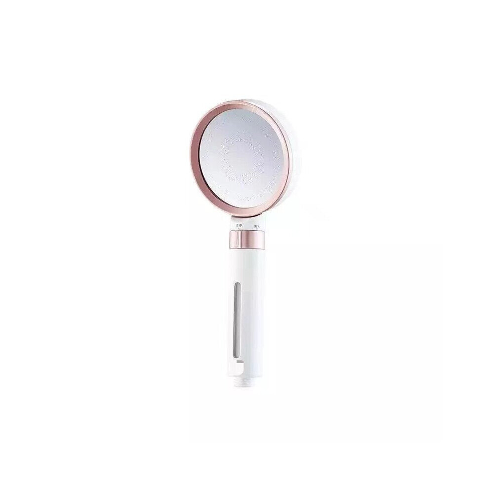 Dechlorination Mirror Activated Carbon Fiber Antibacterial Material Replaceable Filter Element Beauty Water Saving Shower Head Pink 3654659399526