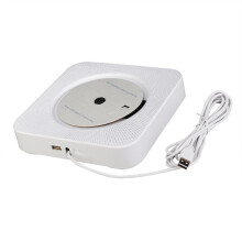 FM Radio Wall Mountable CD Player bluetooth MP3 Speaker with Remote Control