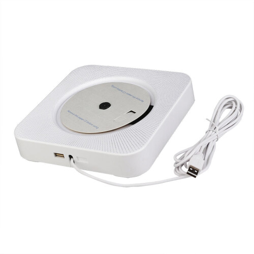 FM Radio Wall Mountable CD Player bluetooth MP3 Speaker with Remote Control 1