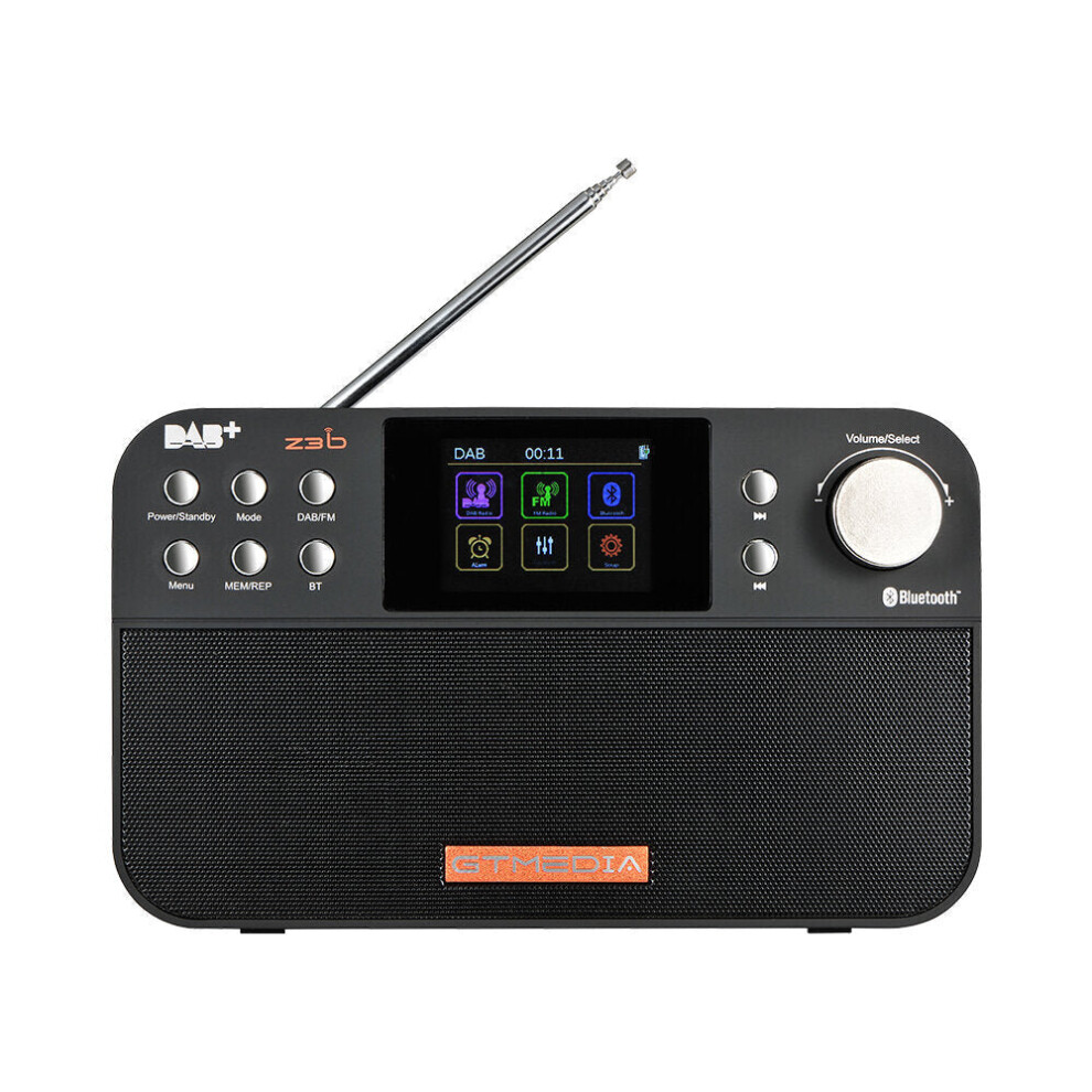 Portable Digital Dab Radio Fm Bluetooth Stereo Rds Multi-Band Speaker With Lcd Display 6112211857251