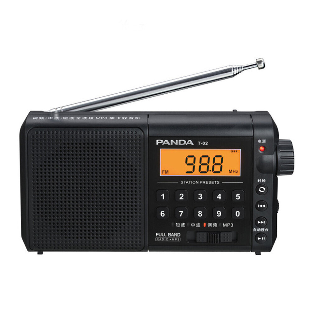 Radio Fm Am Sw Full Band Mini Portable Retro Semiconductor Tf Card Mp3 Speaker 6112211857343