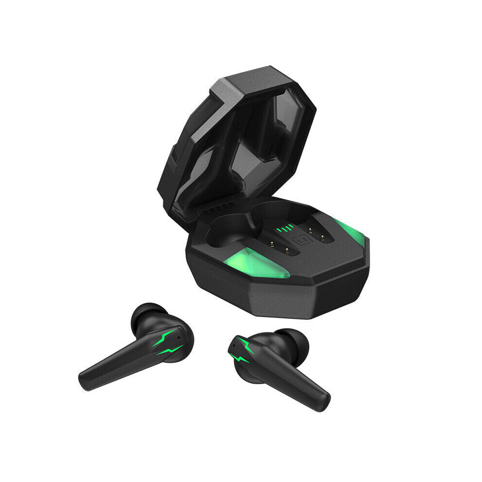 (Black) Tws Bluetooth Gaming Low Latency Headsets Earpiece Wireless Headphones Noise Reduction Earbuds Music Earphone Waterproof With Mic Black 6112212052570