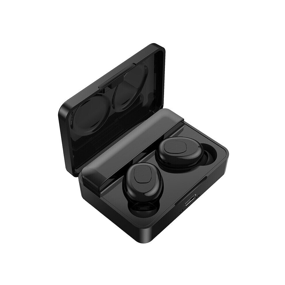 (Black) Tws Wireless Earbuds Bluetooth 5.0 Earphone Mini Stereo Sport Ipx7 Waterproor Headphone Headset With Mic Black 6112212055472