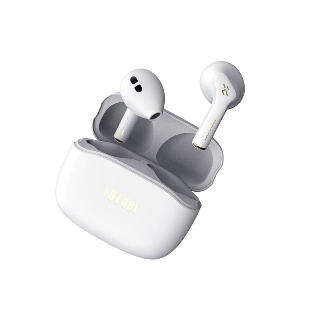 (White) Tws Earphone Bluetooth Wireless Headphones Hifi Dynamic Noise Reduction Sports Earbuds With Mic White 6112212054048