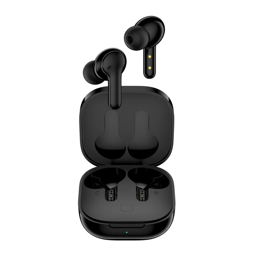 (Black) TWS bluetooth V5.1 Earphone Stereo 4 Mic HD Calls Wireless Earbuds Touch Control Type-C Quick Charge Earphones-image-OPC-P8ZZ7NK-NEW