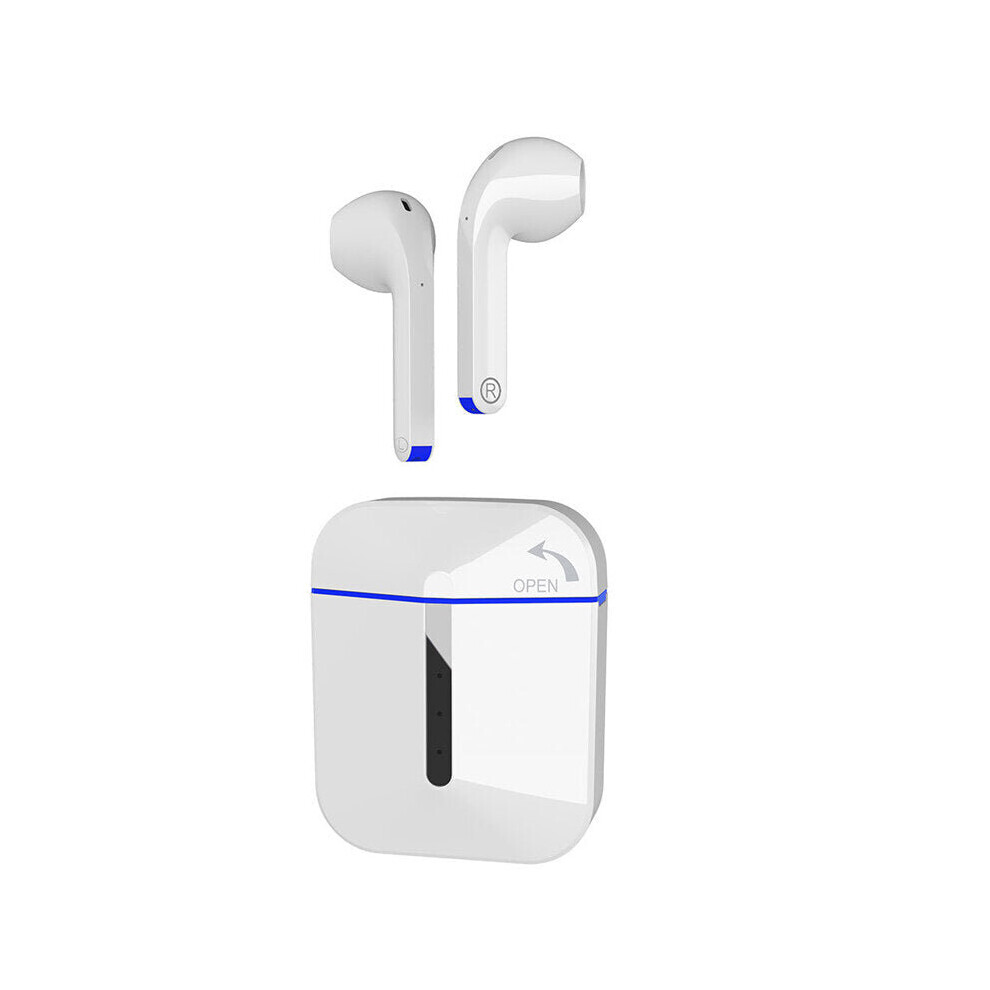 (Blue) Tooth Earphones Wireless Earbuds 5.0 Stereo Sport Handsfree Headset Tws Headphones Blue 6112212042212