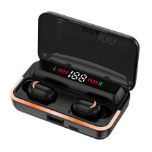 TWS bluetooth Headset Gaming Earphone BT 5.1 LED Lamp Low Latency Mobile Charger Headphone with Mic