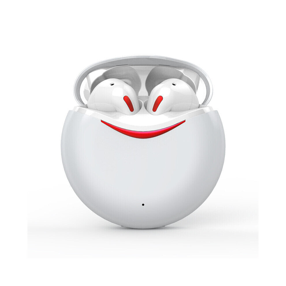 (White) Tws Bluetooth Headset Bt5.0 Wireless Headphone Long Life Hifi Stereo Powerful Bass Low Latency Earphone With Mic White 6112212051795