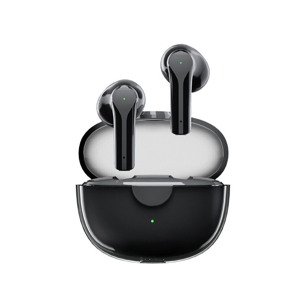 (, Without Light) Pro Tws Bluetooth 5.1 Earphone Game Low Latency Rgb Colorful Aac Bass Hifi Hd Sound Headphone With Mic Black/Light 6112212044131