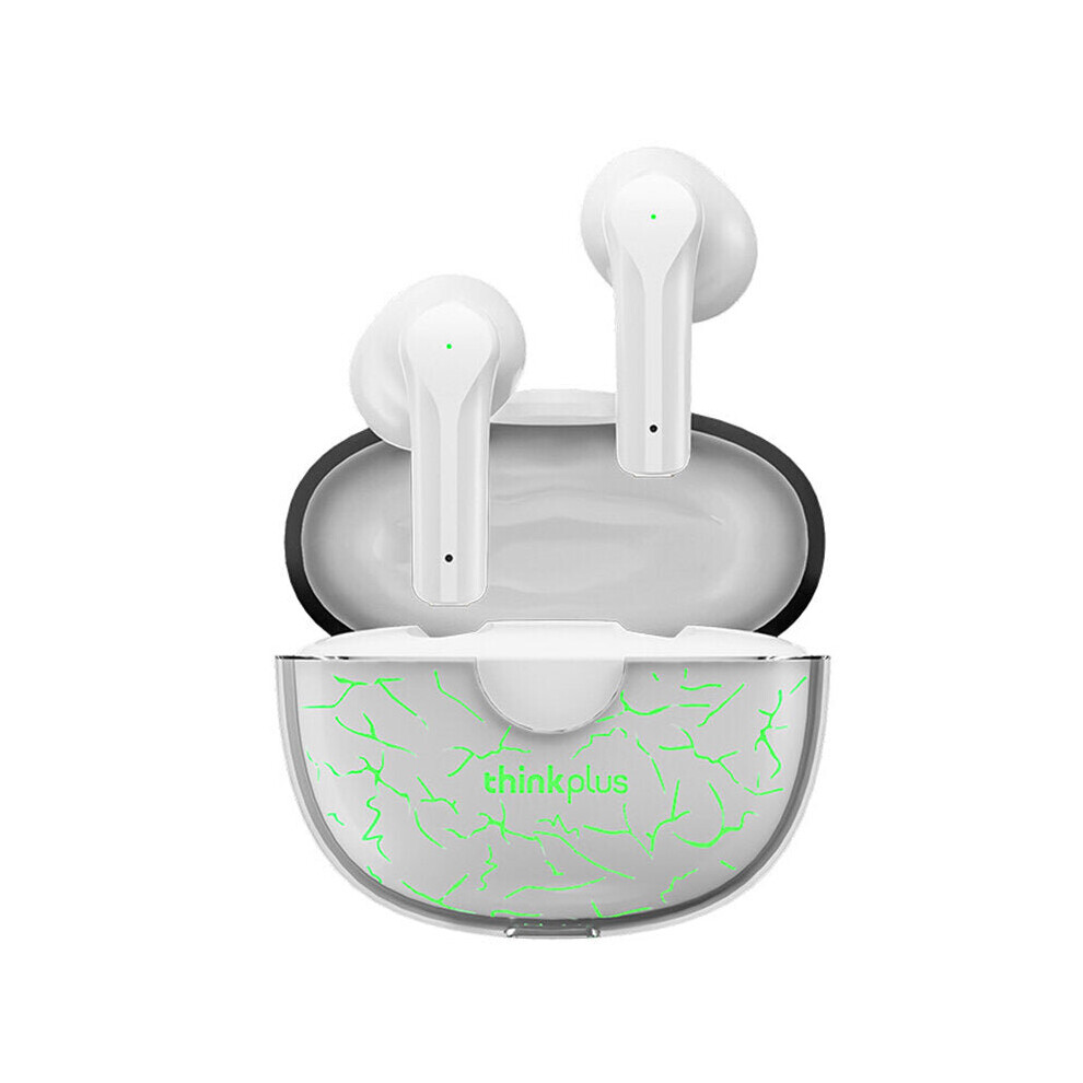 (, With Light) Pro Tws Bluetooth 5.1 Earphone Game Low Latency Rgb Colorful Aac Bass Hifi Hd Sound Headphone With Mic White/Light 6112212050439