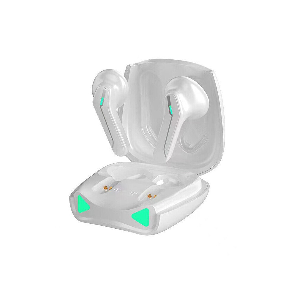 (White) Tws Bluetooth 5.1 Earphone Hifi 3D Stereo Low Latency Gaming Earphones Touch Control Headsets With Microphone White 6112212051047