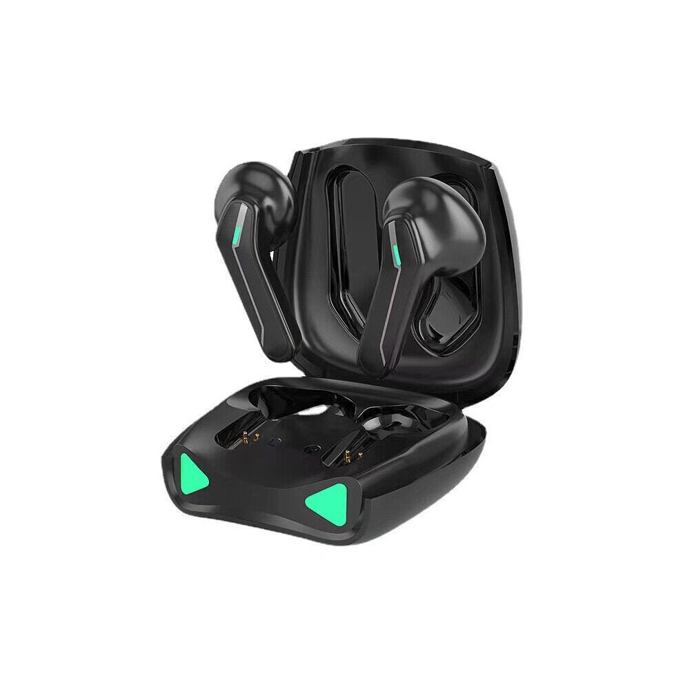 (Black) Tws Bluetooth 5.1 Earphone Hifi 3D Stereo Low Latency Gaming Earphones Touch Control Headsets With Microphone Black 6112212045879