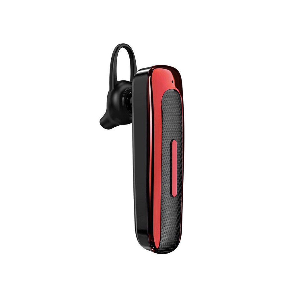 (Red) Bluetooth Headset Stereo Ear-Hook Wireless Earphones 50 Hours Mini Sports Earbuds In-Ear Headphones With Silicon Microphone Red 6112212053423