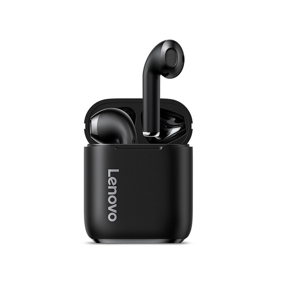 (Black) Tws Bluetooth 5.0 Earphone Hifi Stereo Bass Aac Hd Audio Enc Noise Cancelling Waterproof Sports Headphone With Mic Type-C Charging Black 6112212050194