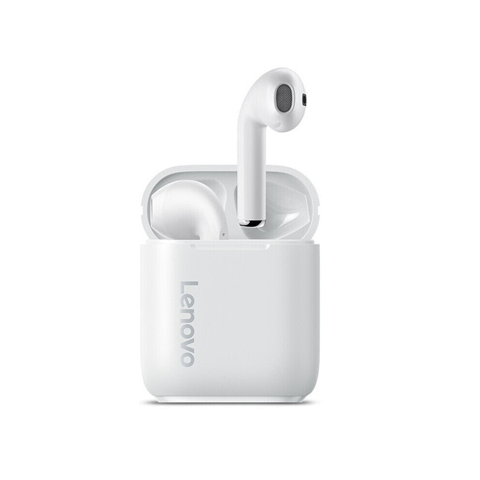 (White) Tws Bluetooth 5.0 Earphone Hifi Stereo Bass Aac Hd Audio Enc Noise Cancelling Waterproof Sports Headphone With Mic Type-C Charging White 6112212044865