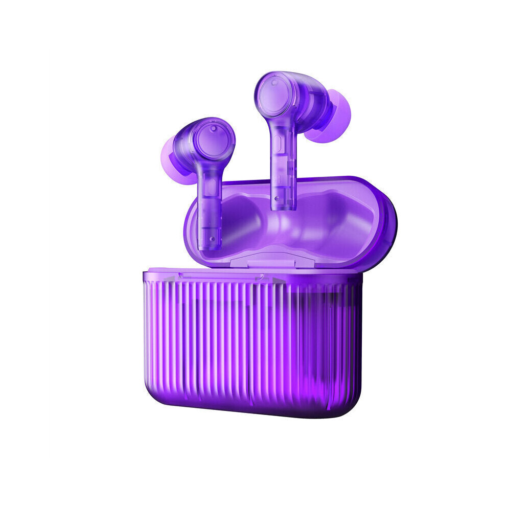 (Purple) Tws Bluetooth Headset Bt5.0 Wireless Headphone Ipx5 Long Life Hifi Stereo Powerful Bass Low Latency Earphone With Mic Purple 6112212050620
