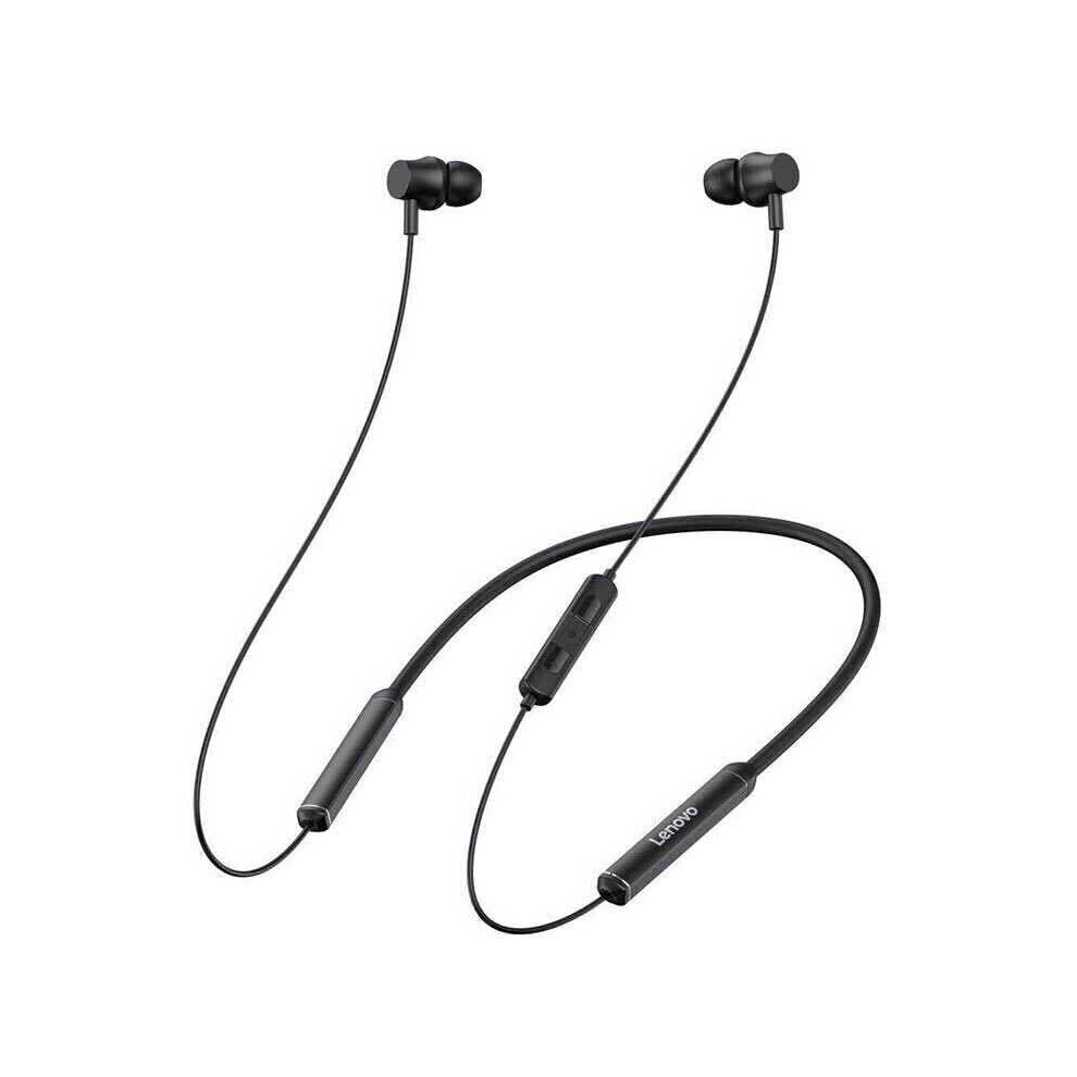 (Black) Bluetooth 5.0 Wireless Earphones Stereo Noise Cancelling Mic Magnetic Waterproof Sport Neckband Headphone With Black 6112212041826