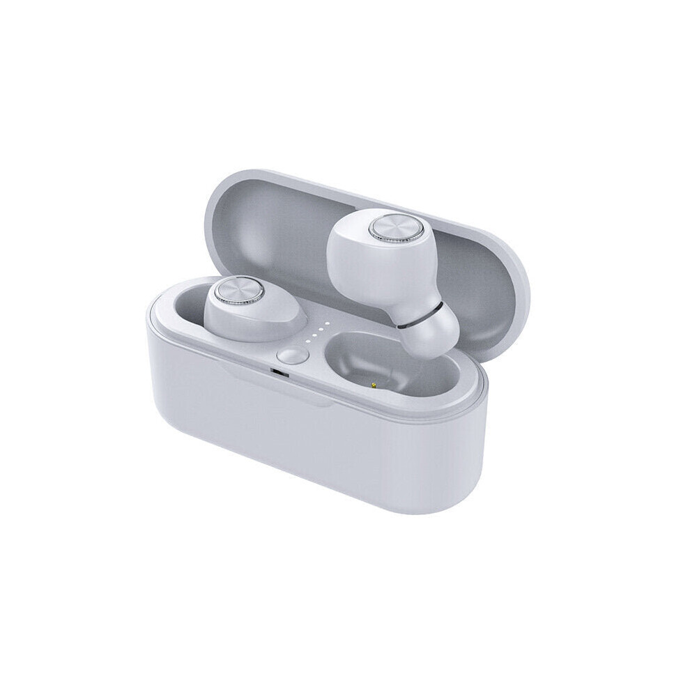 (White) Tws Bluetooth Earphone Mini Portable Stereo Headphone Hd Calls Light Sport Headset With Ios Hu White 6112212046302