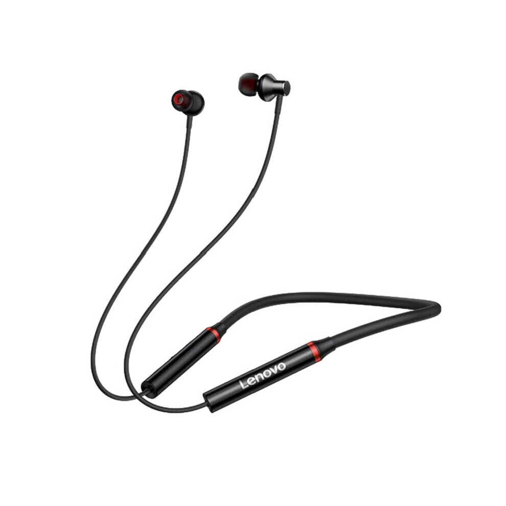 (Black) Wireless Bluetooth 5.0 Earphone Hifi Stereo Magnetic Adsorption Neckband Headset Waterproof Sports Headphone With Mic Black 6112212049259