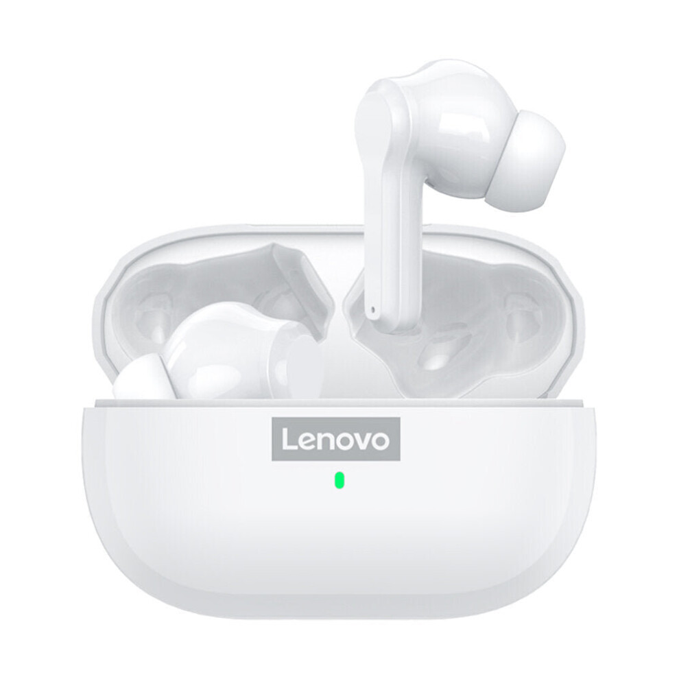 (White) Tws Bluetooth 5.0 Earbuds Wireless Earphone Hifi Stereo Bass Anc Noise Reduction Ipx4 Waterproof Headphones Sports Gaming Headsets With Mic White 6112212051009