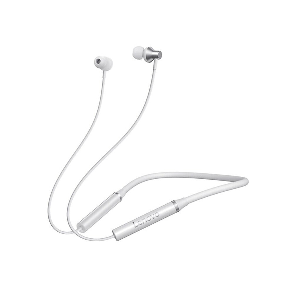(White) Wireless Bluetooth 5.0 Earphone Hifi Stereo Magnetic Adsorption Neckband Headset Waterproof Sports Headphone With Mic White 6112212054918