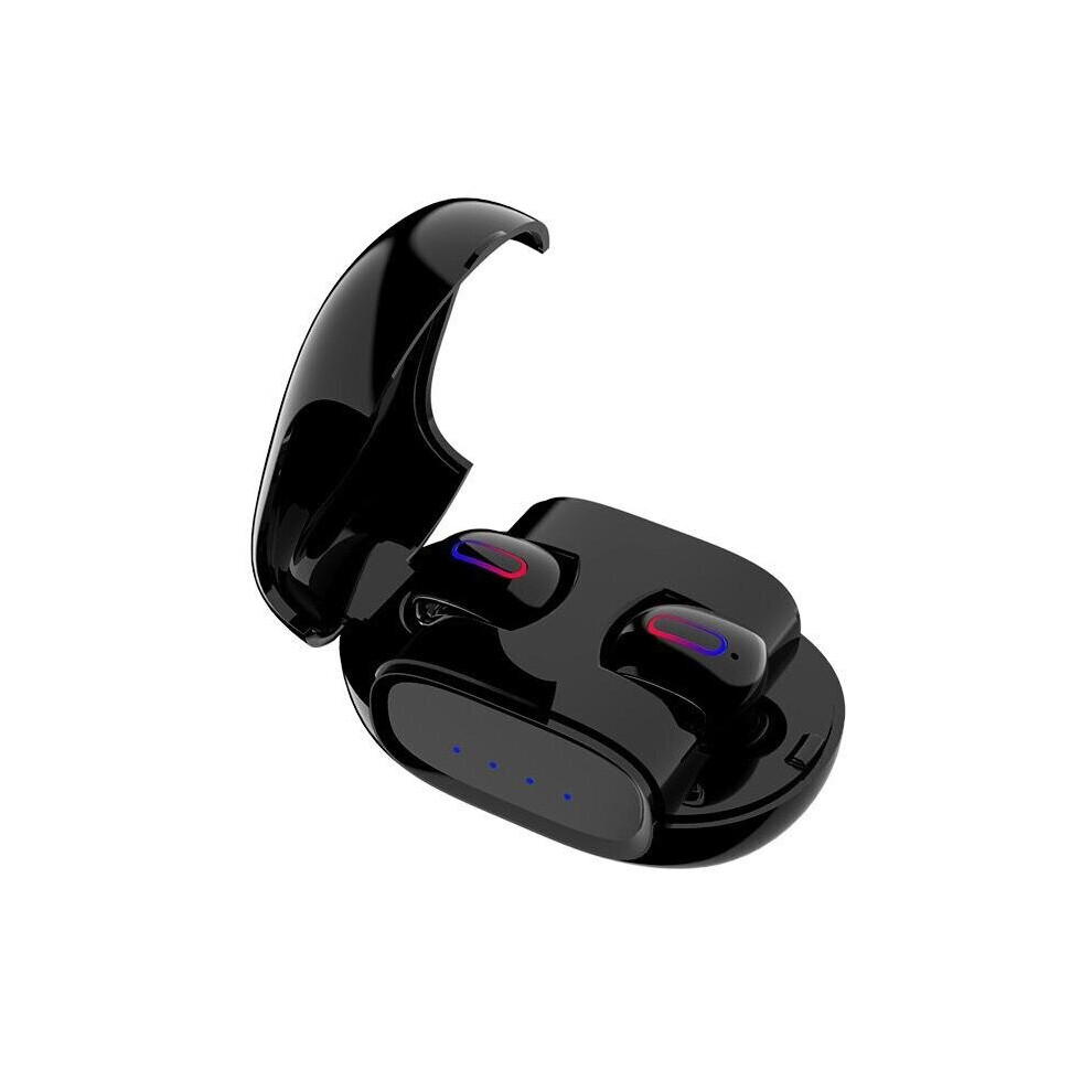 (Black) Mini Dual Bluetooth 5.0 Headset Smart Touch Binaural Call Ipx5 Waterproof Tws Stereo Wireless Earphone For Ios Android Black 6112212043592