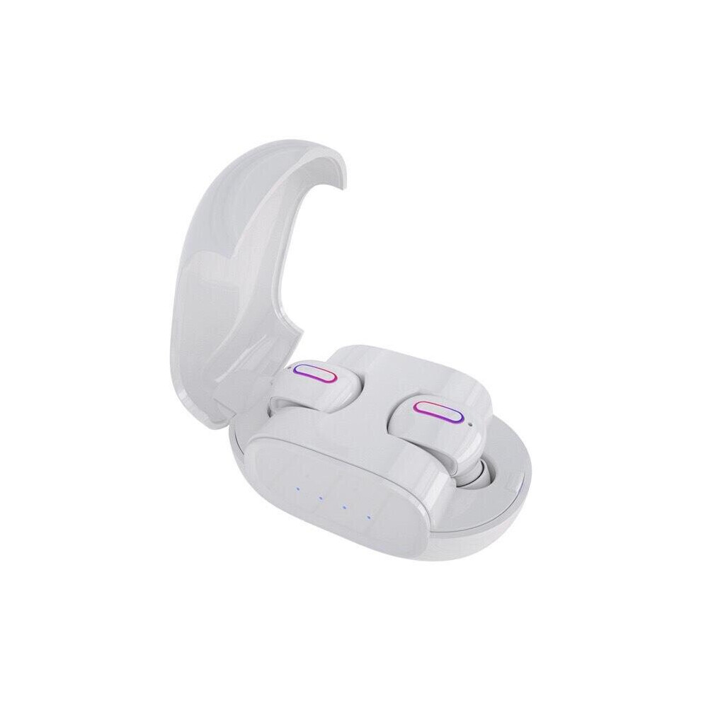 (White) Mini Dual Bluetooth 5.0 Headset Smart Touch Binaural Call Ipx5 Waterproof Tws Stereo Wireless Earphone For Ios Android White 6112211951669