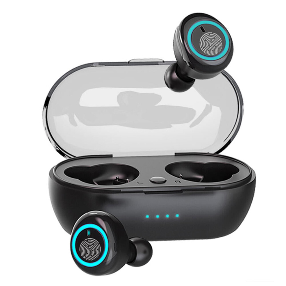 Tws Bluetooth 5.0 Earbuds Smart Touch Binaural Calls Wireless Hifi Earphone With Charging Box Black 6112212044667