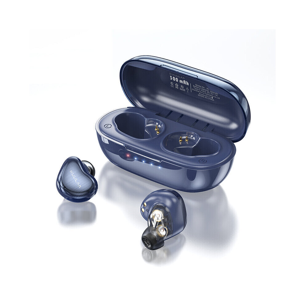 Tws Earphone Wireless Bluetooth V5.0 Headphones 3D Hifi Stereo Dual Dynamic Noise Reduction Smart Touch 300Mah Portable In-Ear Earbuds With Mic 6112212047491
