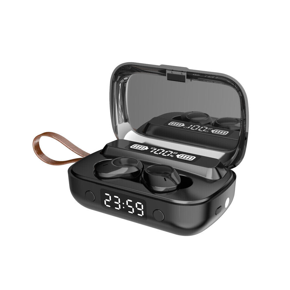 Bluetooth 5.1 Earphone Wireless Earbuds Clock Flashlight Touch Control 2000Mah Cvc8.0 Dsp Noise Cancelling Hd Mic Gaming Headset 6112212041888