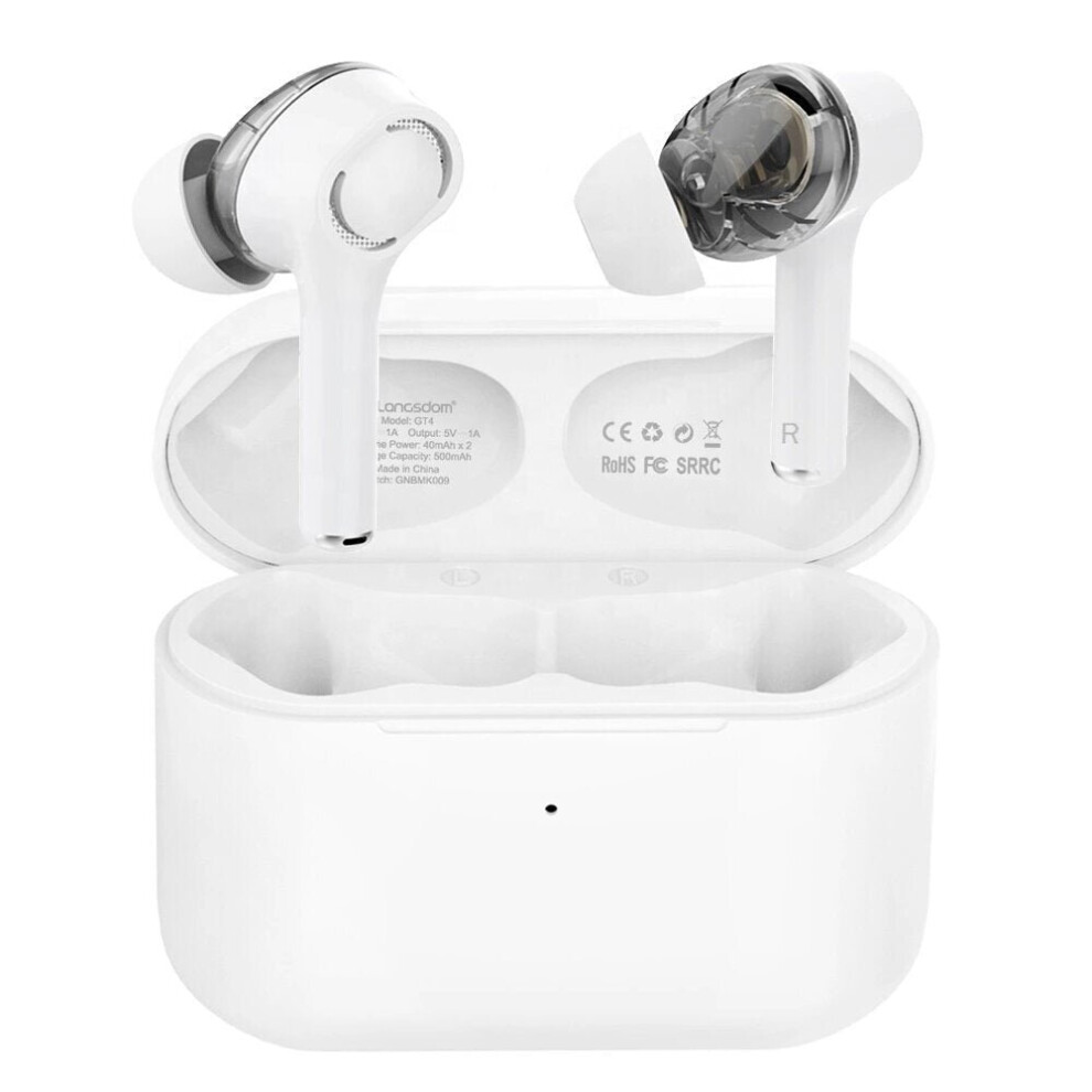 Mini Tws Bluetooth 5.0 Headset Hifi Sound Dual Dynamic Driver Waterproof Earphones 6112212043707