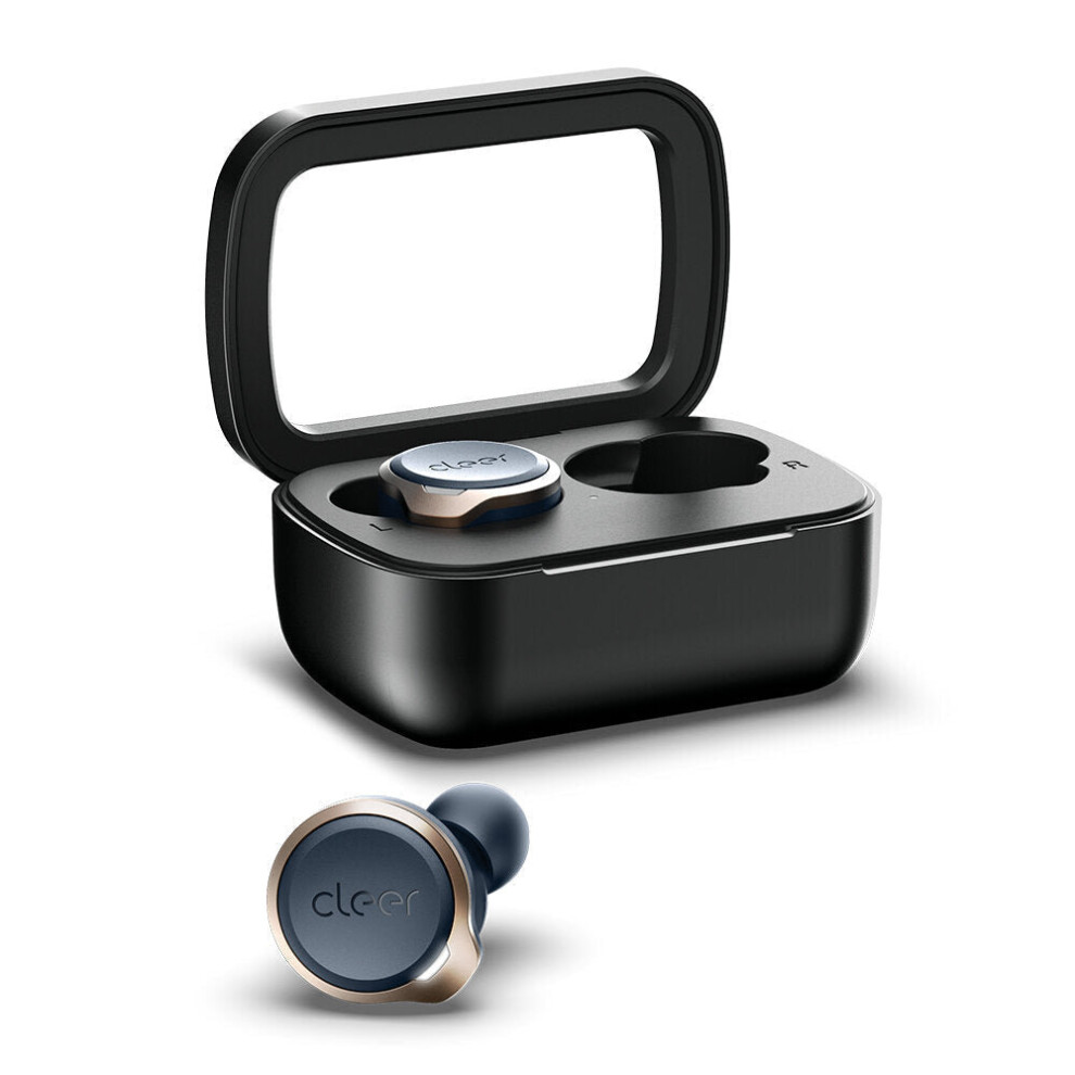 (Navy ) Tws Tooth 5.0 Headsets Noise Cancelling Earbuds With 30 Hour Battery Waterproof Earphones Blue 6112212045596