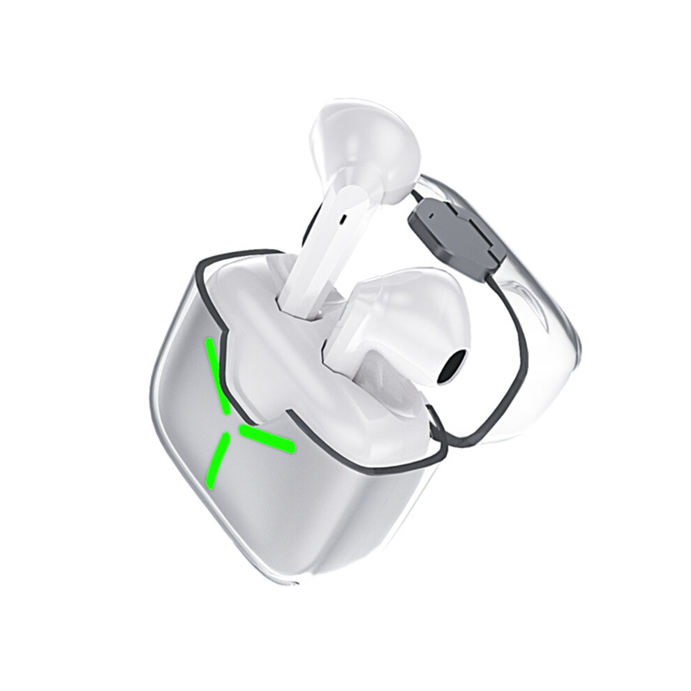 (White) Tws Bluetooth 5.2 Headset Enc Noise Reduction Hifi Stereo Gaming Headphones Waterproof With Mic White 6112212051825